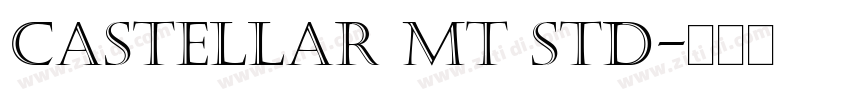 Castellar MT Std字体转换
